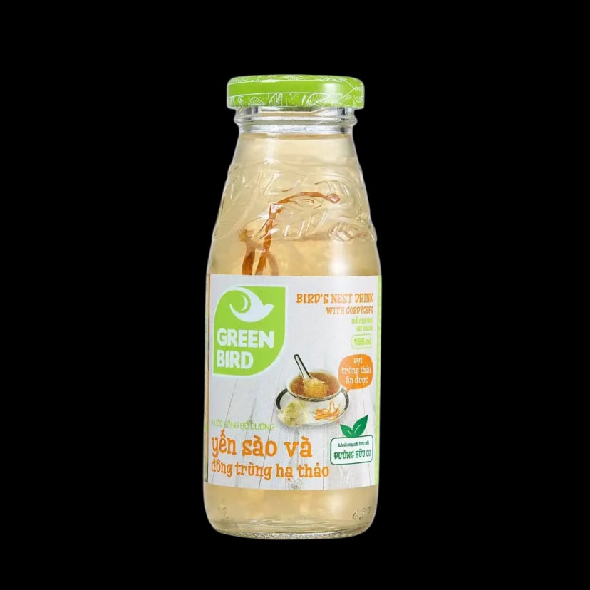 Hình Nước yến sào đông trùng hạ thảo Green Bird 6 chai 3
