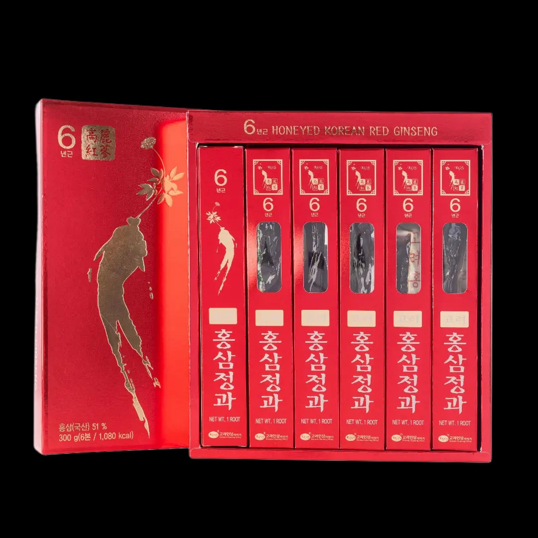 Hình Hồng sâm củ tẩm mật ong Hàn Quốc KGS 6 củ 1