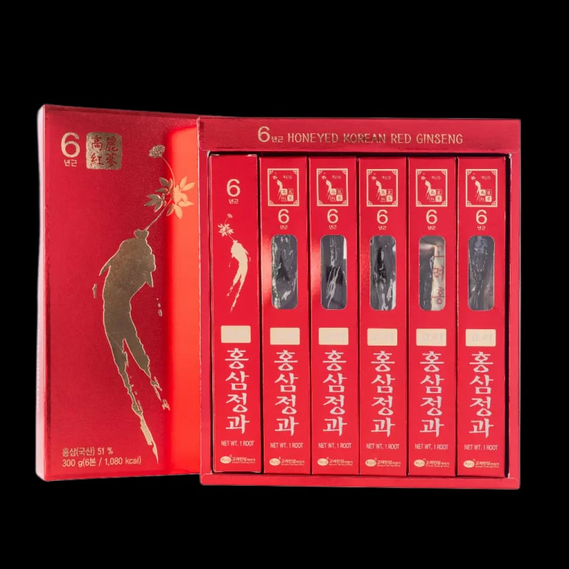 Hình Hồng sâm củ tẩm mật ong Hàn Quốc KGS 6 củ 1