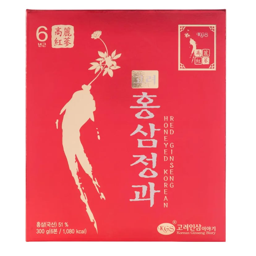 Hình Hồng sâm củ tẩm mật ong Hàn Quốc KGS 6 củ 2