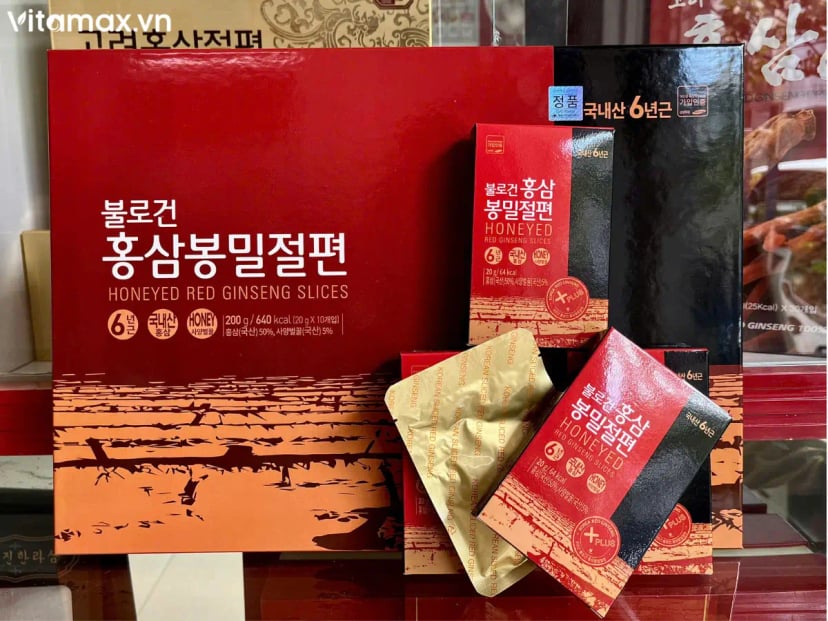 Hình Sâm lát tẩm mật ong Daedong 10 túi 5