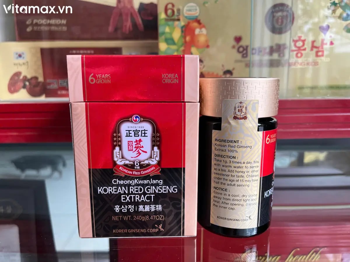 Hình Cao Hồng Sâm Cô Đặc KGC Red Ginseng Extract 240g 3