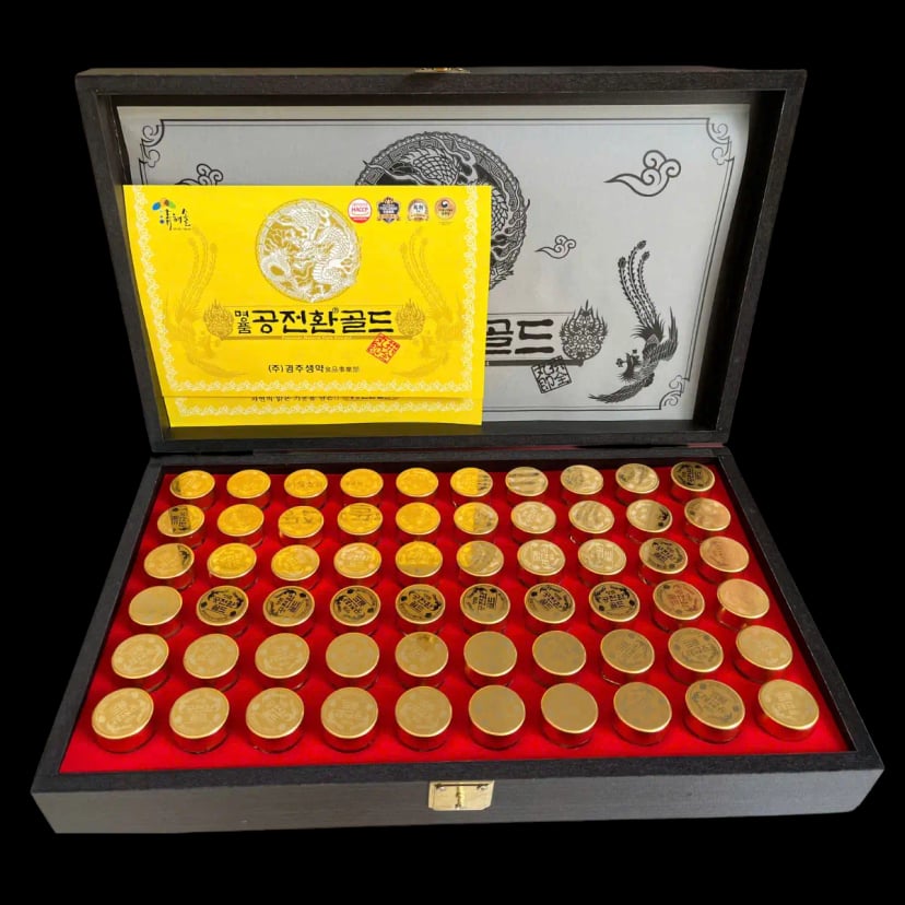 Hình Đông Trùng Hạ Thảo Hộp Gỗ Kanghwa Premium Natural Herb Extract 60 viên 1