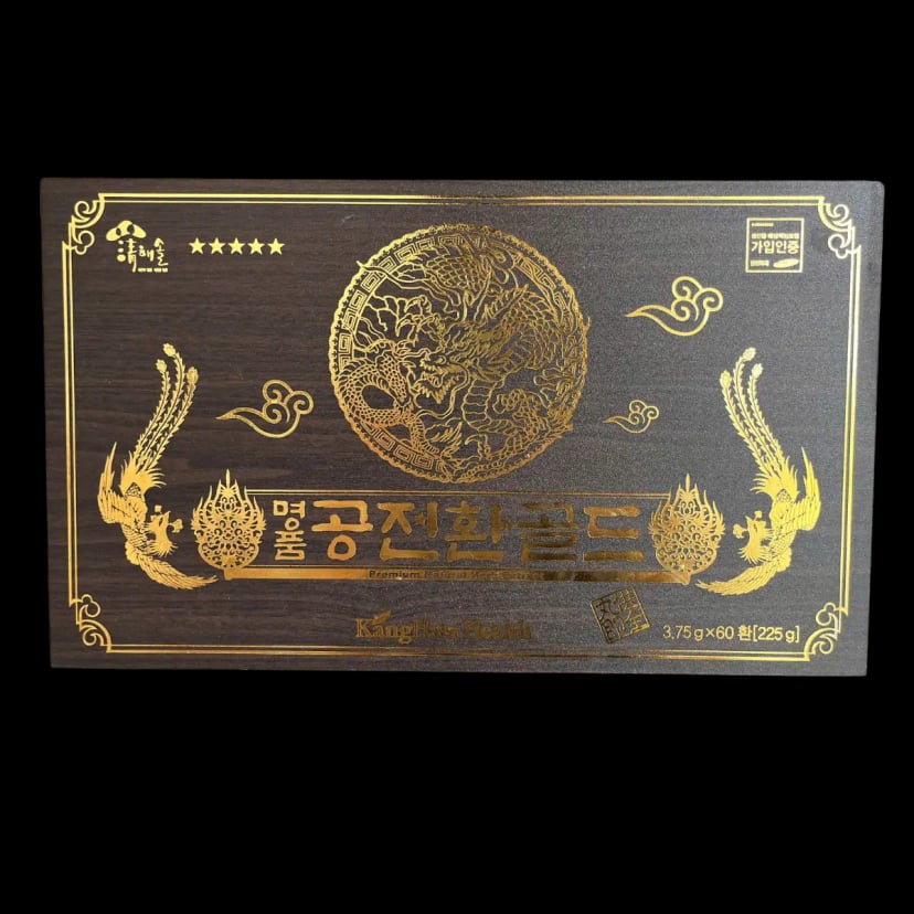 Hình Đông Trùng Hạ Thảo Hộp Gỗ Kanghwa Premium Natural Herb Extract 60 viên 2