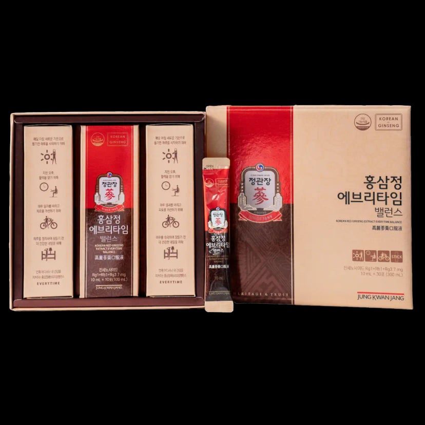 Hình Nước hồng sâm chính phủ Hàn Quốc KGC Extract Everytime Balance 30 gói 1