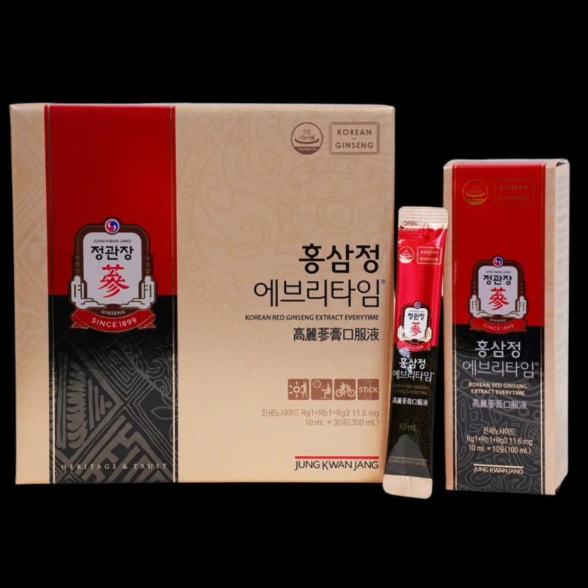 Hình Nước Tinh Chất Hồng Sâm KGC EveryTime Original 30 gói 1