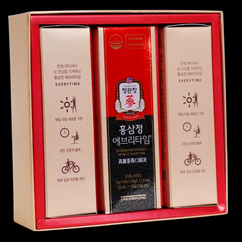 Hình Nước Tinh Chất Hồng Sâm KGC EveryTime Original 30 gói 2