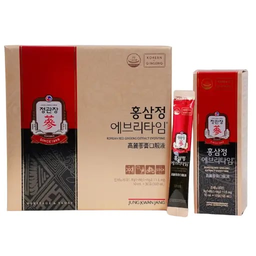Hình Nước Tinh Chất Hồng Sâm KGC EveryTime Original 30 gói 6