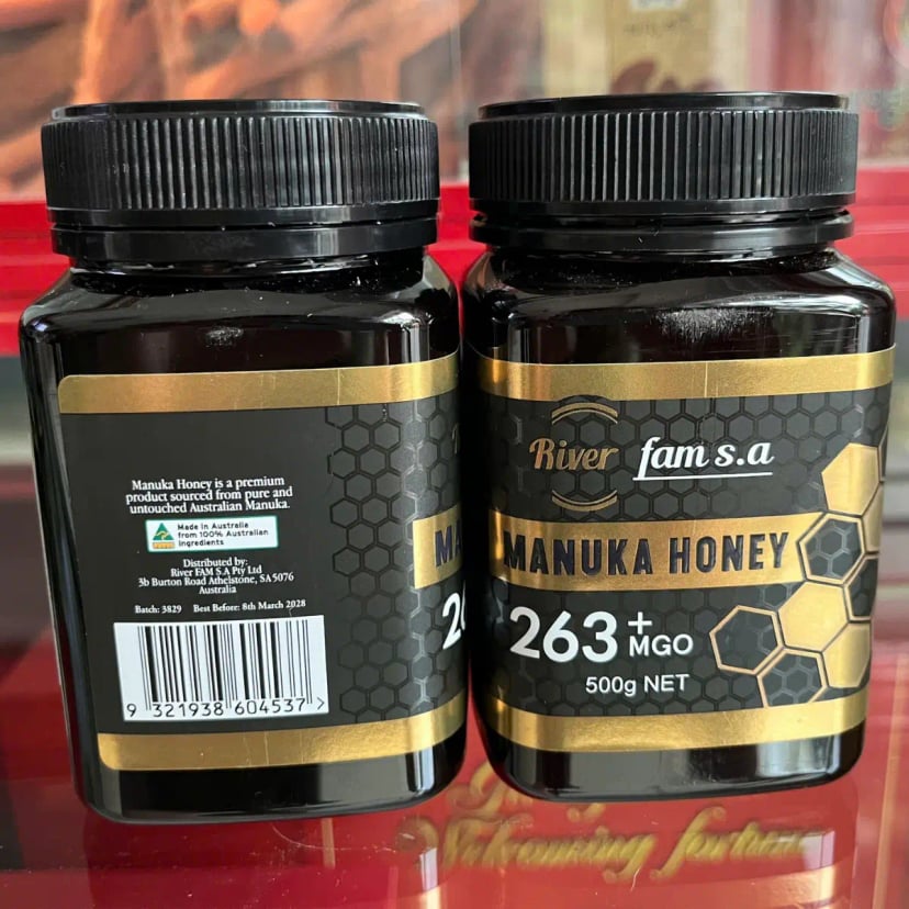Hình Mật ong Manuka Úc RiverFAM 263+ MGO 500g 3