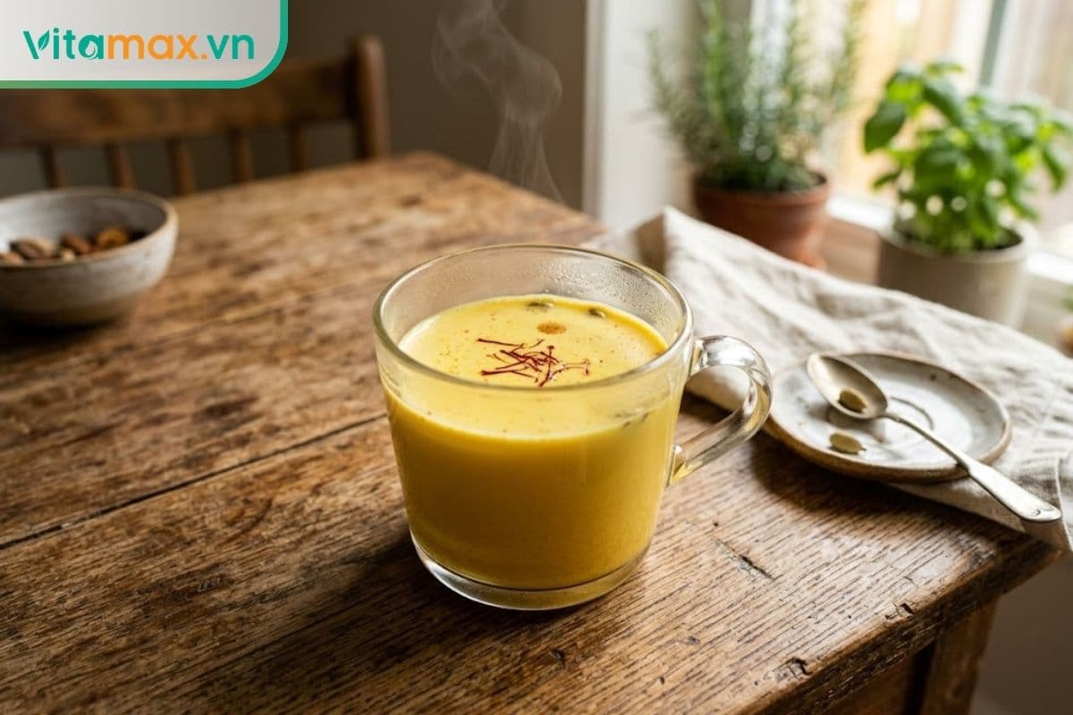 Cách pha saffron với sữa dễ làm & dễ uống tại nhà
