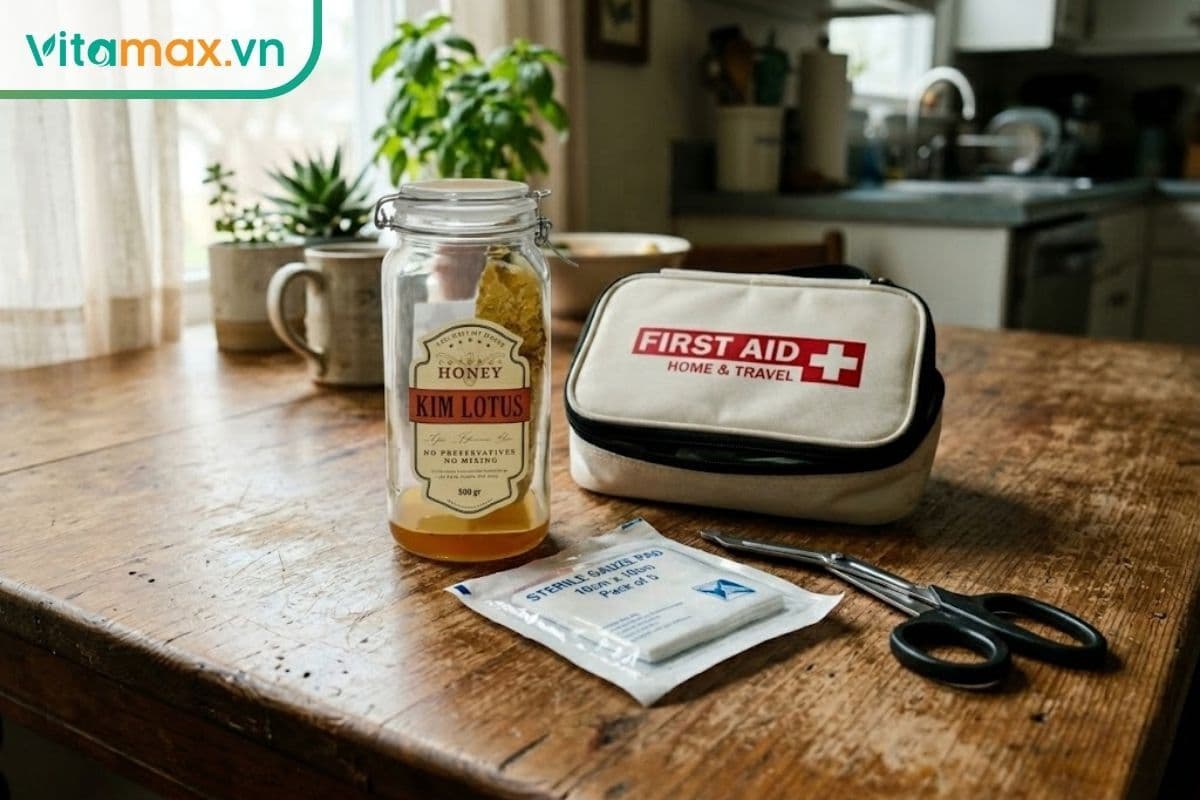 Có nên bôi mật ong lên vết bỏng không? Cách sơ cứu tránh để lại sẹo