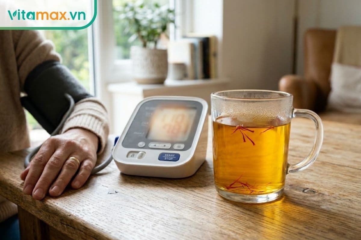 Người bị huyết áp thấp có uống saffron được không? Cảnh báo an toàn