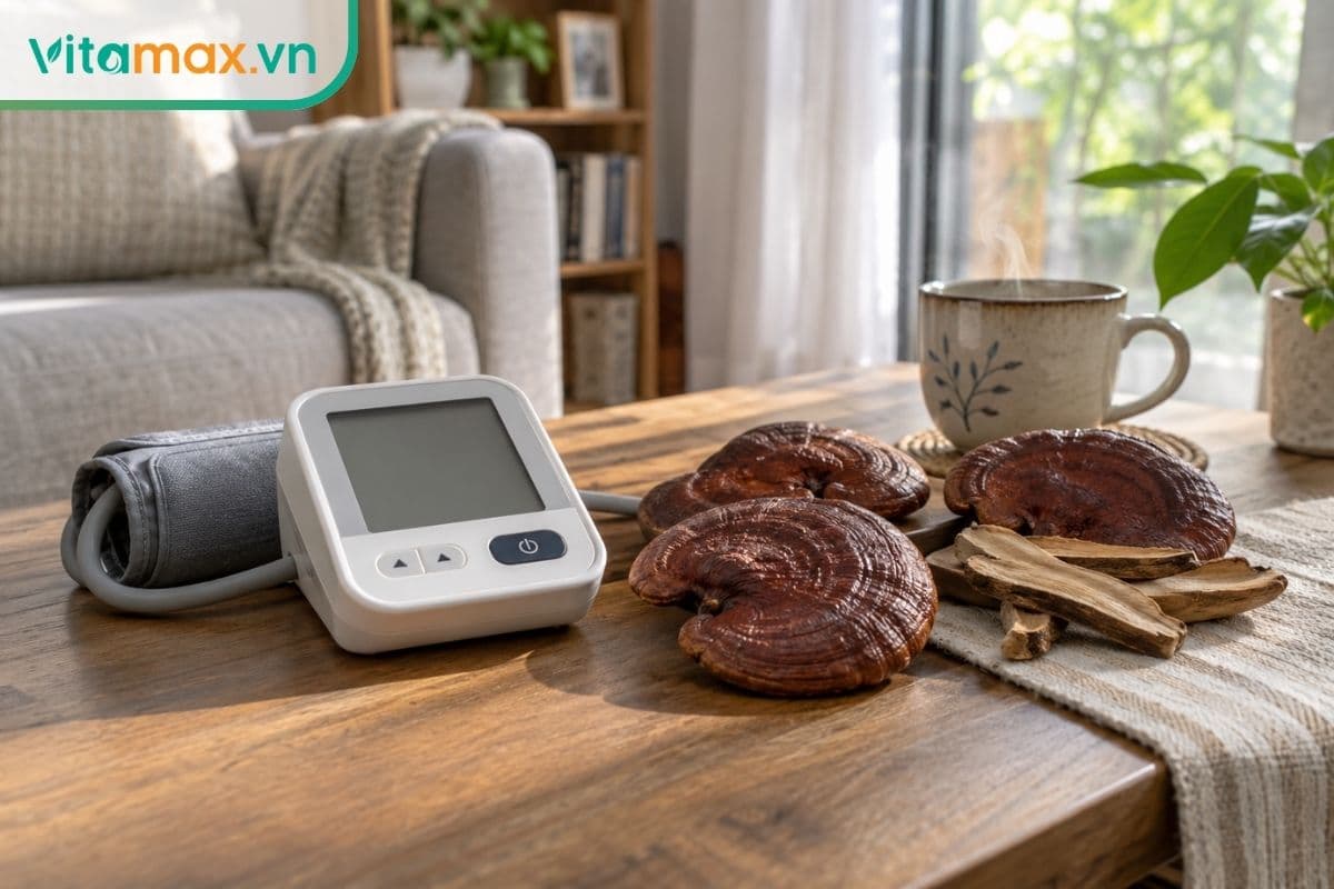Huyết áp cao có uống được linh chi không? Cách dùng an toàn