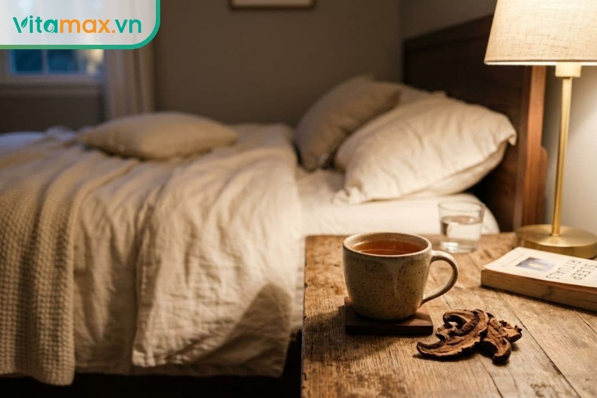 Uống nấm linh chi có mất ngủ không? Cách dùng đúng và an toàn