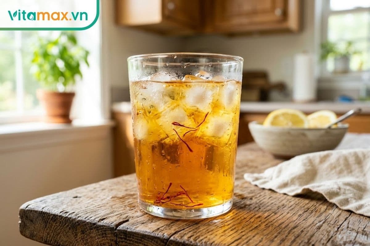 Saffron uống lạnh được không? Uống sao để giữ dưỡng chất?