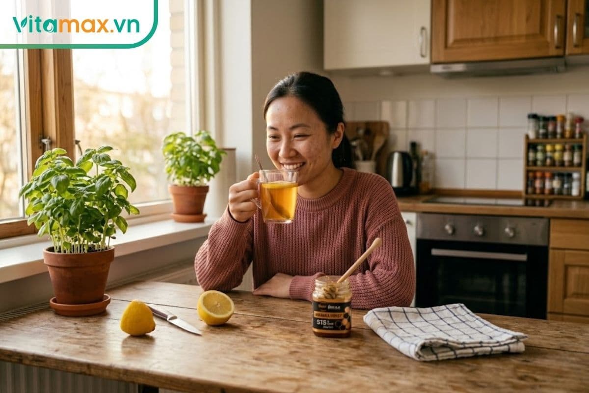 10 công thức uống chanh mật ong giảm mỡ bụng đơn giản tại nhà