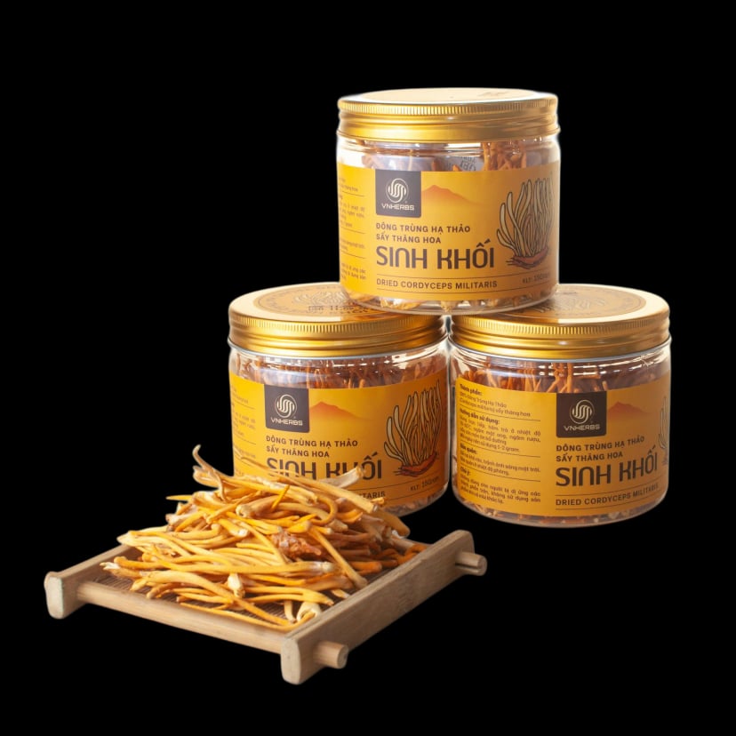 Hình Đông trùng hạ thảo khô sấy thăng hoa Vnherbs 15g 1