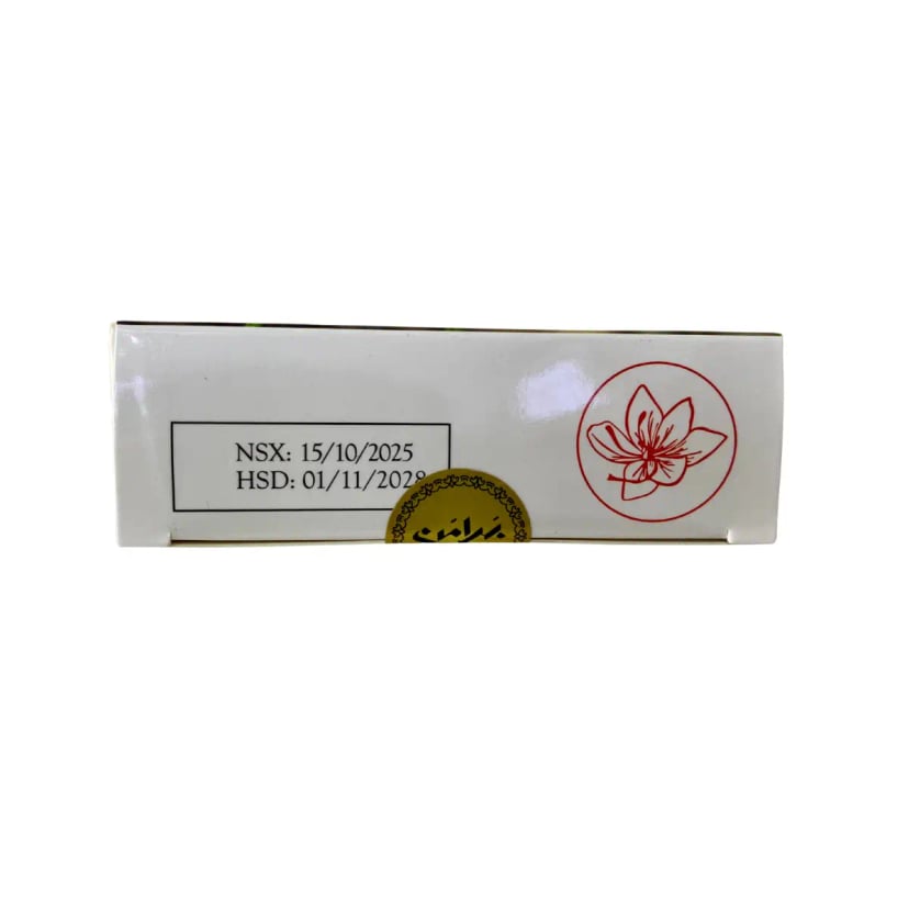 Hình Nhụy hoa nghệ tây Afghanistan Hoyer Family Saffron hộp tròn 1gram 4