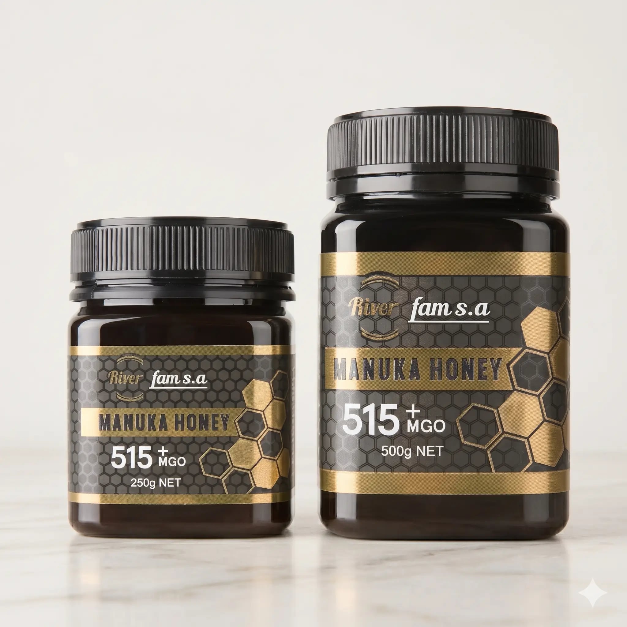 Hình Mật ong Manuka Úc RiverFAM 515+ MGO 500g 5