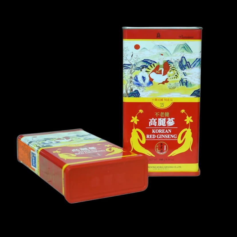 Hình Hồng sâm củ khô Daedong loại Good hộp thiếc 1