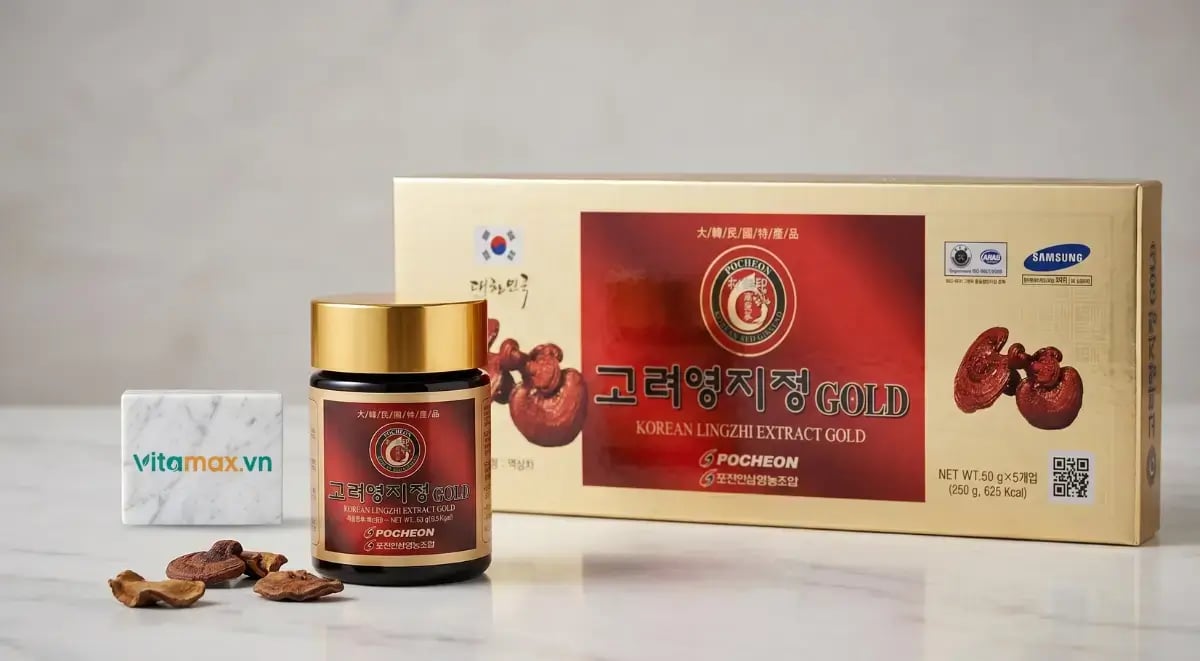 Hình Cao linh chi Pocheon 5 lọ 3