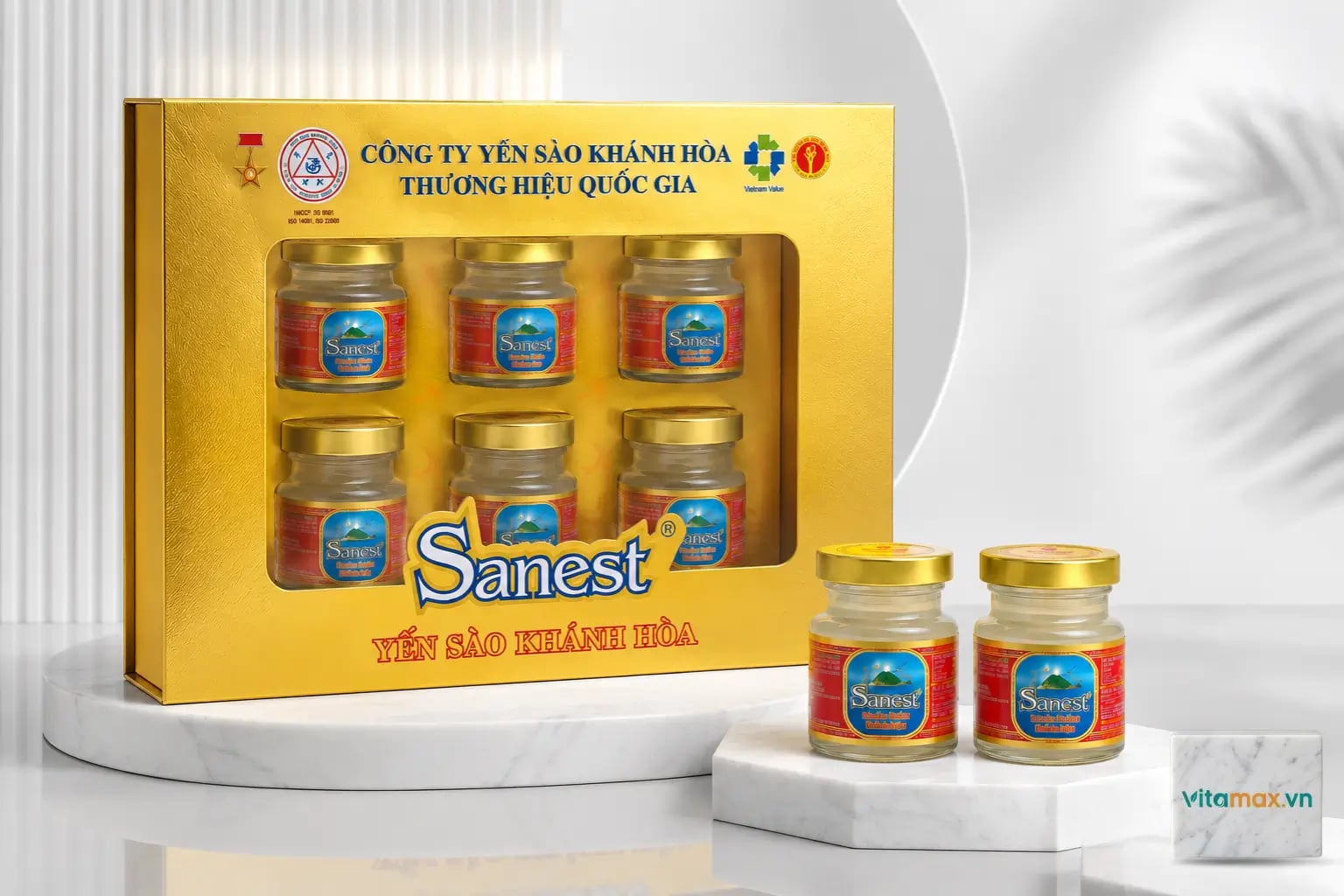 Hình Yến Sào Sanest Khánh Hòa Hộp 6 Lọ - có đường 3