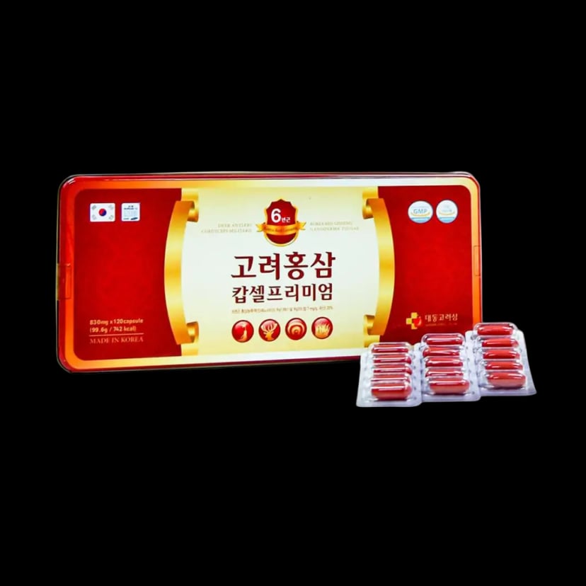 Hình Viên Hồng Sâm Nhung Hươu Linh Chi Đông Trùng Daedong 120 viên 1