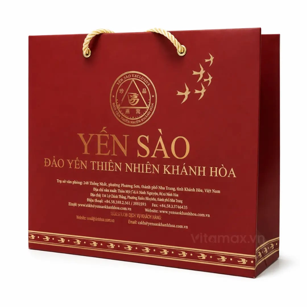 Hình Yến Đảo Thiên Nhiên Tinh Chế Hộp Quà Tặng 100G 5