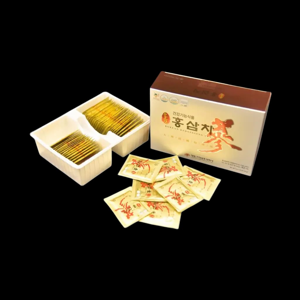 Hình Trà hồng sâm Hàn Quốc Daedong dạng chiết xuất 4mg/gói 4