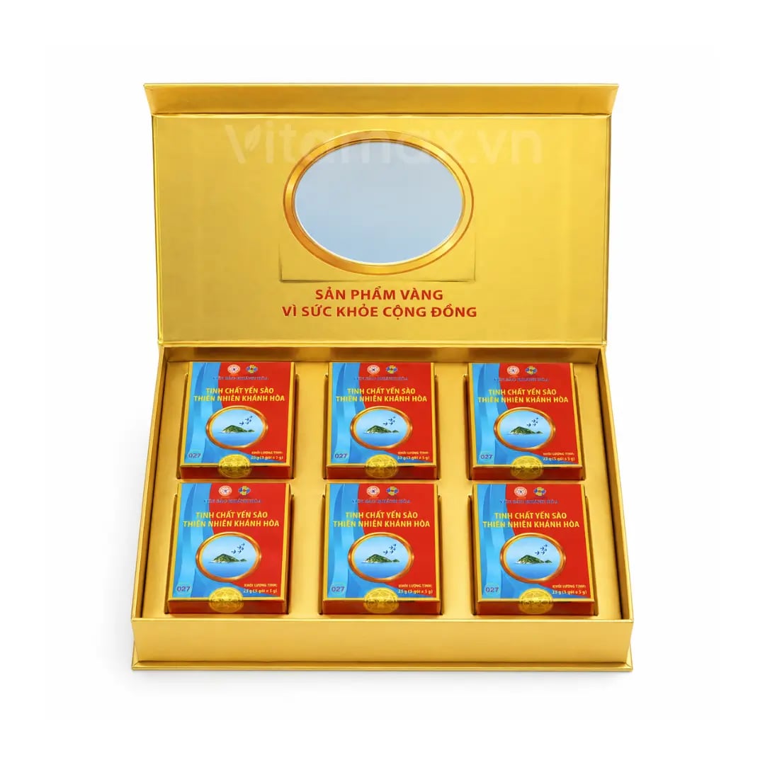 Hình Tinh chất Yến sào Khánh Hòa Hộp 150G (6 Hộp x 5 Gói x 5G) - 030G 2