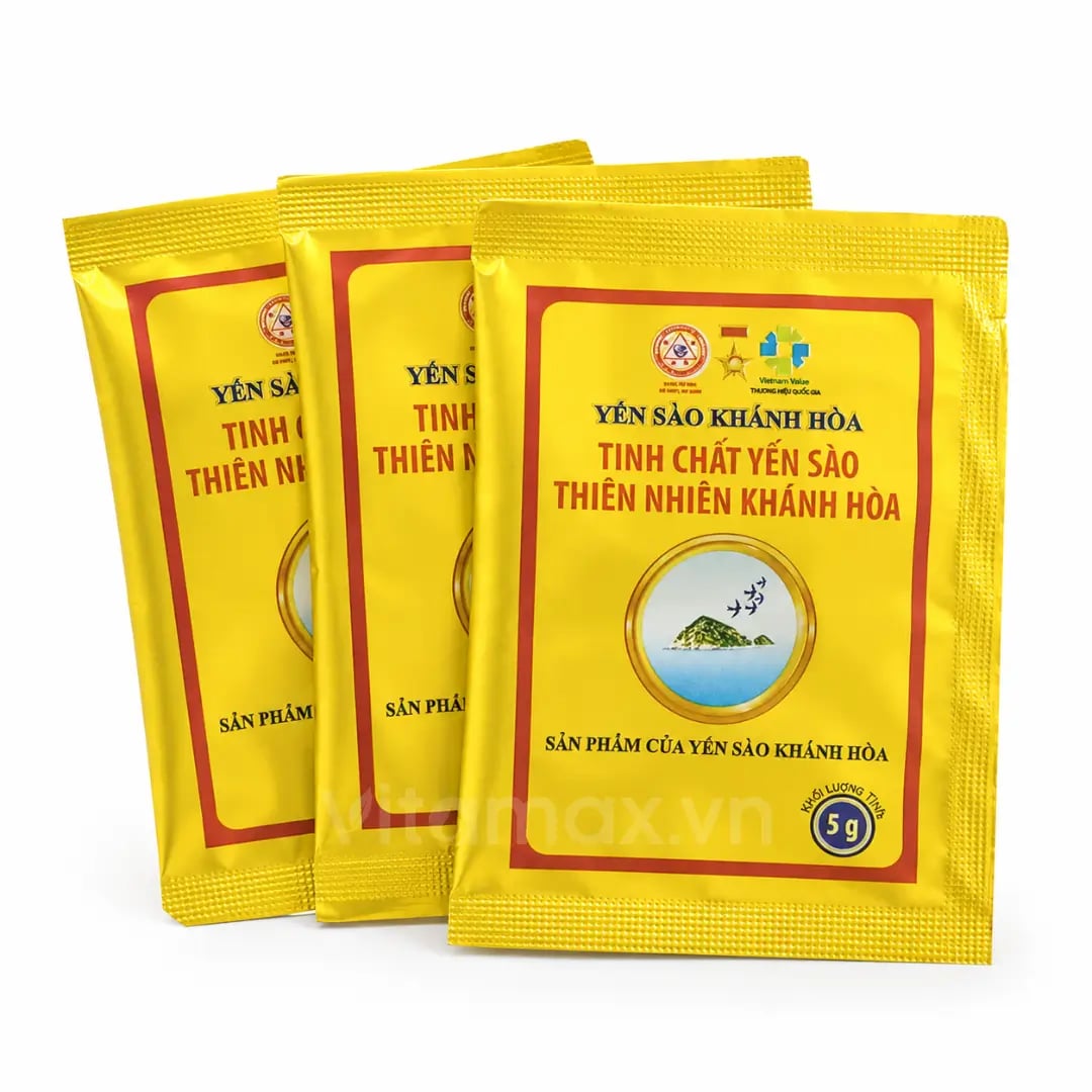 Hình Tinh chất Yến sào Khánh Hòa Hộp 150G (6 Hộp x 5 Gói x 5G) - 030G 4