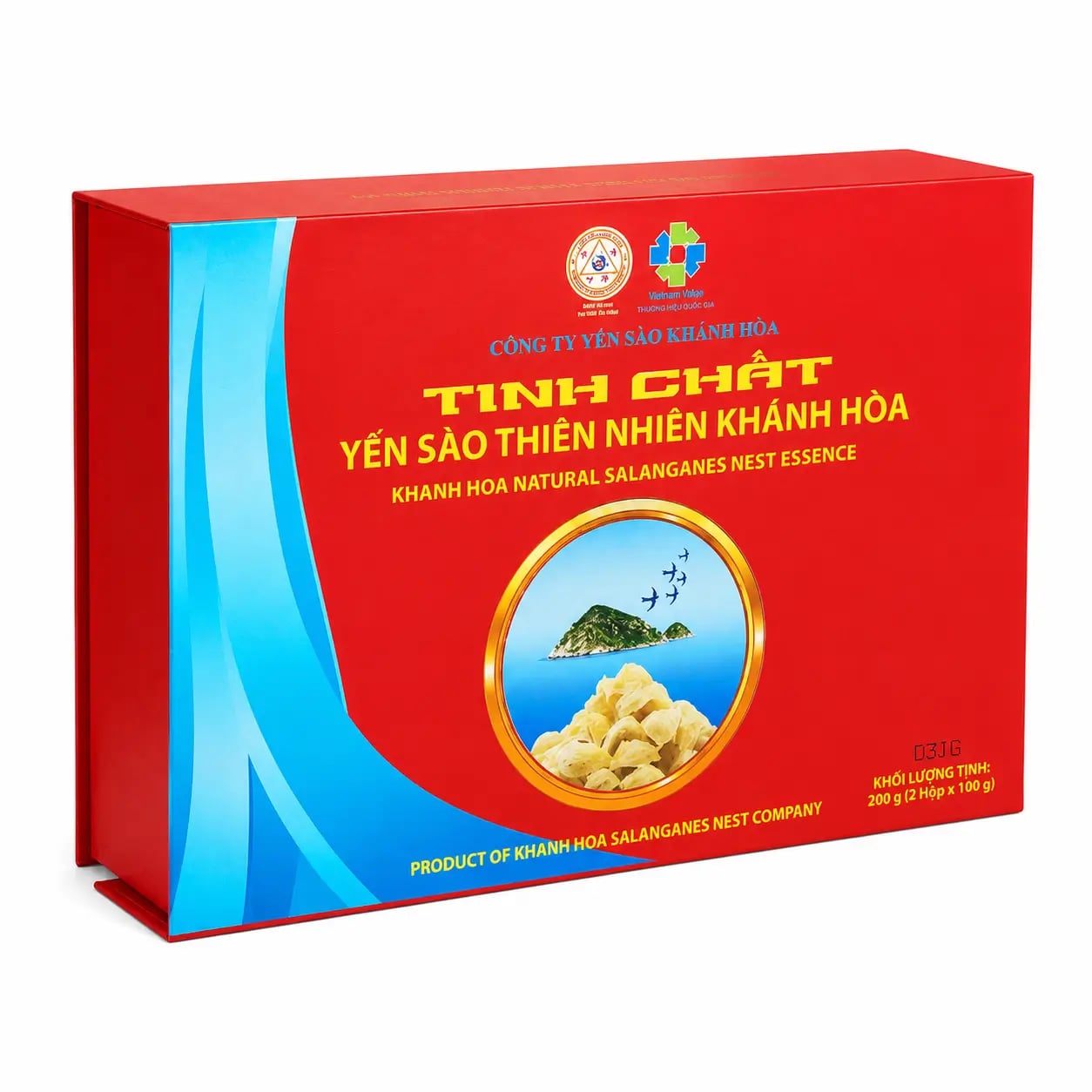Hình Tinh chất Yến sào Khánh Hòa hộp 200G (2 Hộp x 20 Gói x 5G) - 031G 1