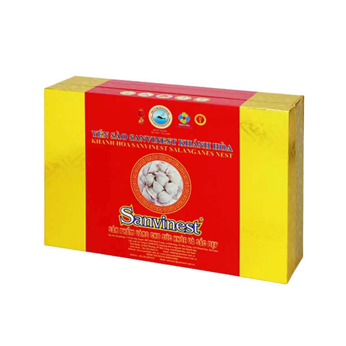 Hình Yến Sào Sanvinest Nguyên Tổ Sơ Chế Hộp 100G - S210/Q210 2