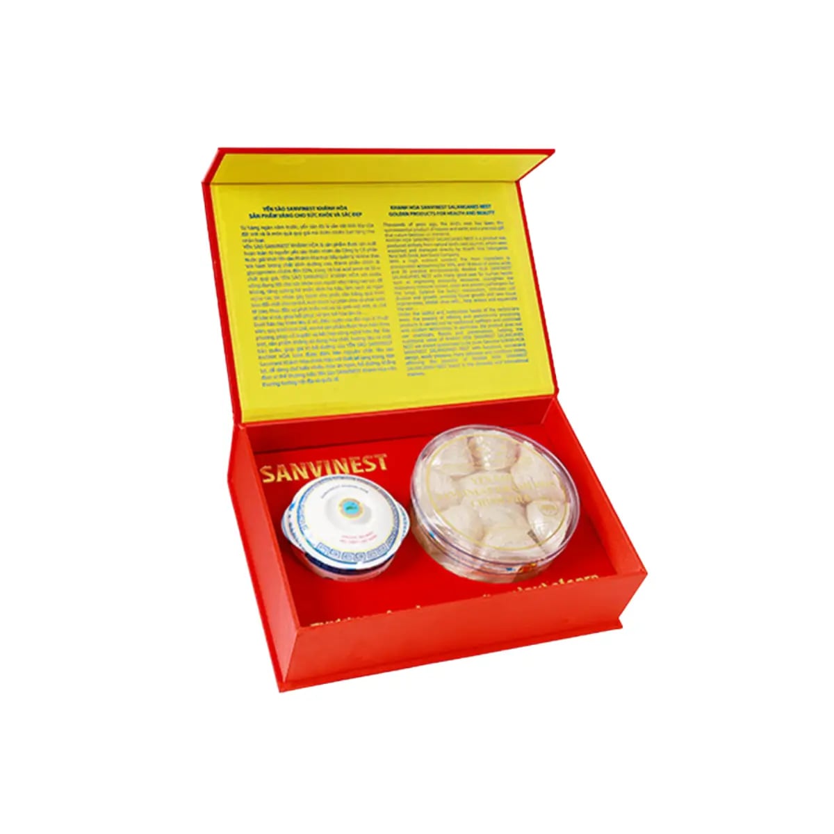 Hình Yến Sào Sanvinest Nguyên Tổ Sơ Chế Hộp 100G - S210/Q210 7