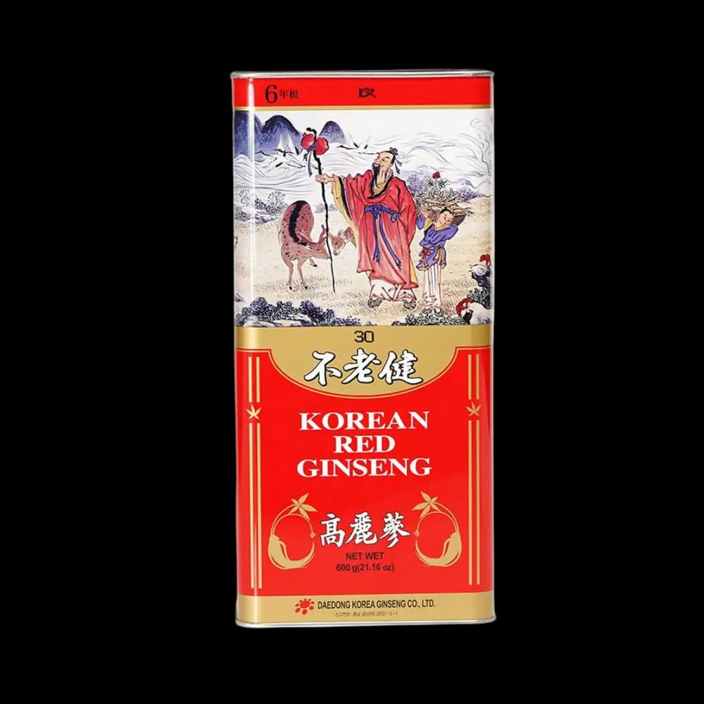 Hình Hồng sâm củ khô Daedong loại Good hộp thiếc 2